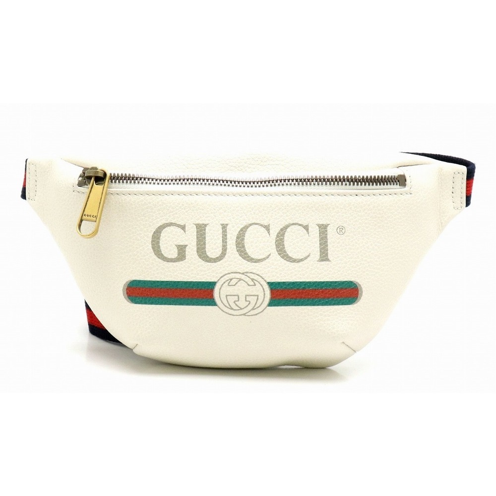 Gucci Gucci Print Belt Bag Leather Off-White
